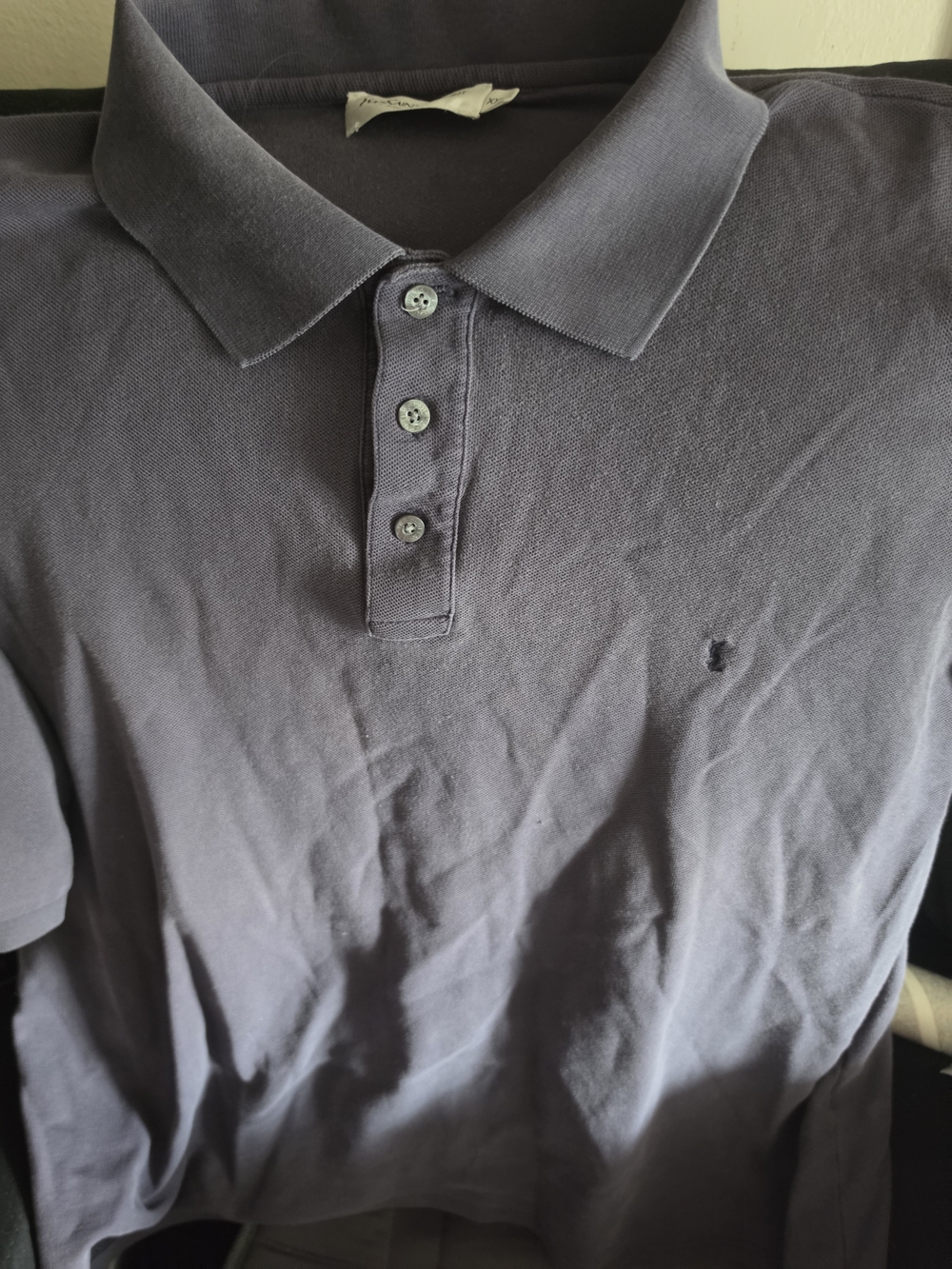 Yves Saint Laurent Men's Polo Shirt in Charcoal Xl gently Used